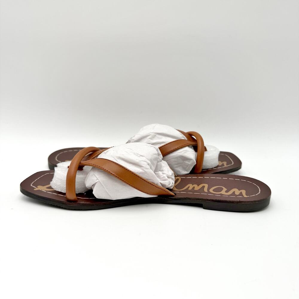 Sam Edelman Womens Abbey Flat Sandals Size 8 EU 38 Brown Leather NIB - Picture 7 of 12